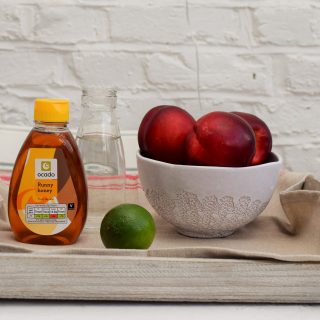 Nectarines-lime-honey-lucyloves-foodblog