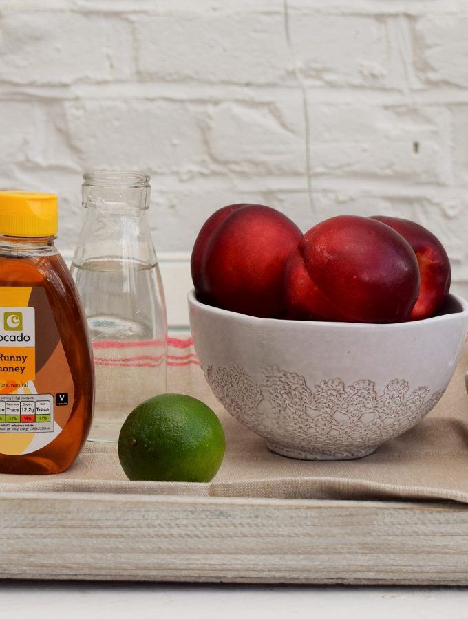 Nectarines-lime-honey-lucyloves-foodblog
