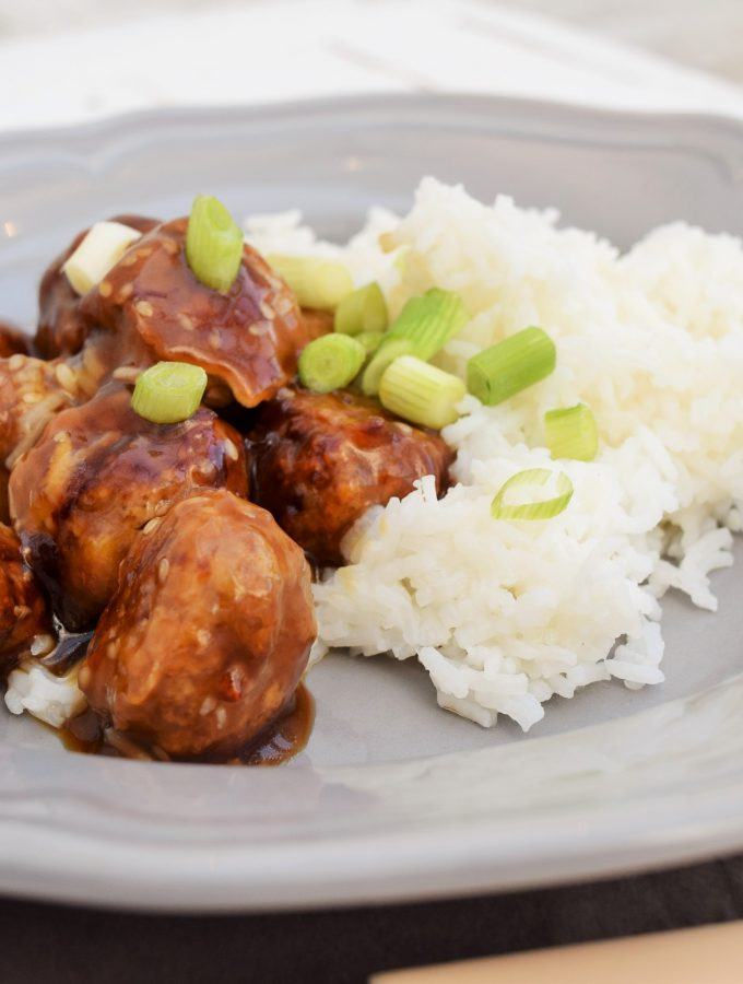 Teriyaki Meatballs from Lucy Loves Food Blog