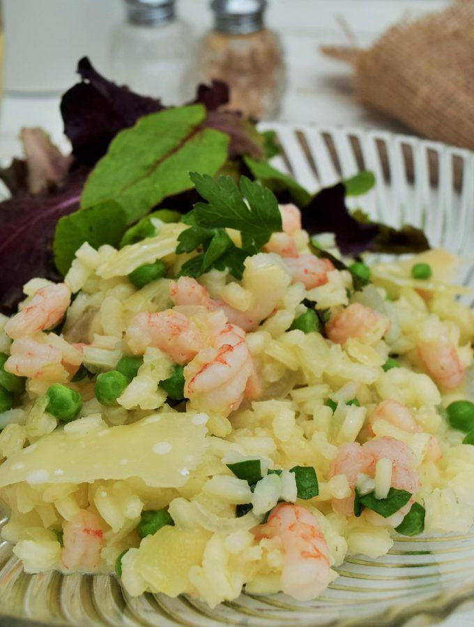 Baked-prawn-pea-mint-risotto-lucyloves-foodblog